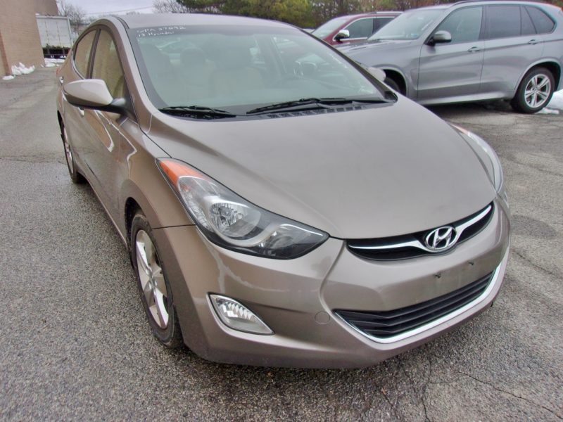 brown Hyundai elantra for sale at maltz auto auctions