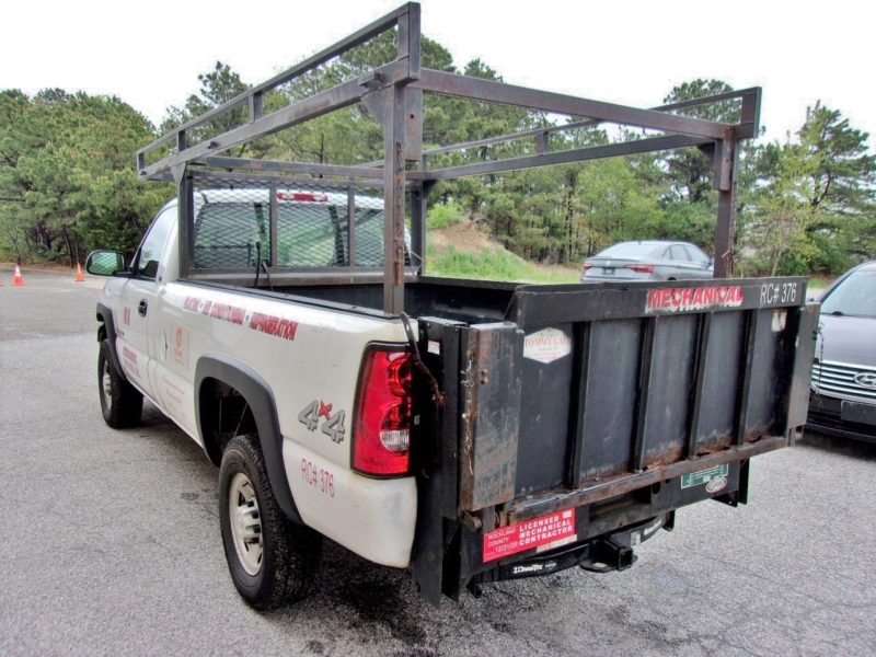 back of white truck for sale at maltz auto auctions