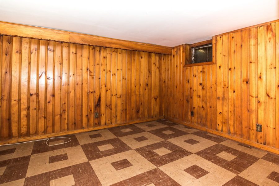 basement of 4 bedroom home for sale at maltz auctions