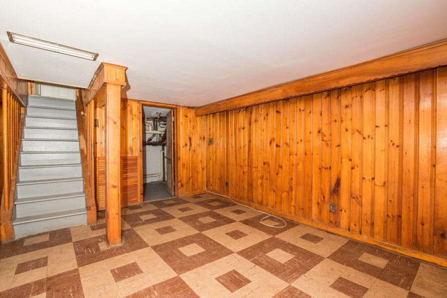 basement of 4 bedroom home for sale at maltz auctions