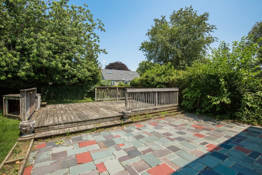 patio of 4 bedroom home for sale at maltz auctions in new york