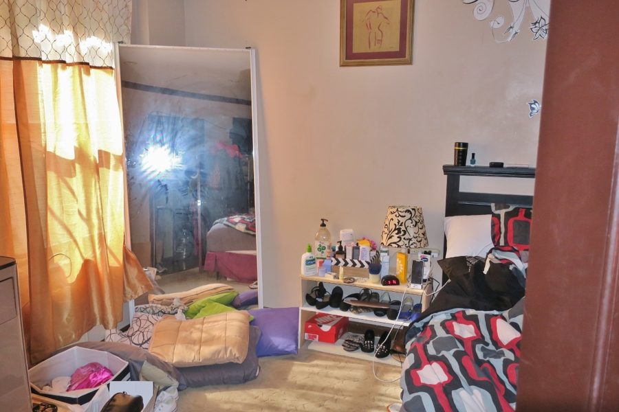 mirror and dresser of home up for sale in New York